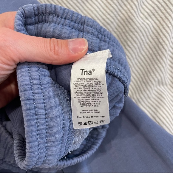 Aritzia Super Puff Super Fleece Sweatpants - blue size M - Picture 5 of 8